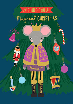 Rat King Nutcracker Christmas Card