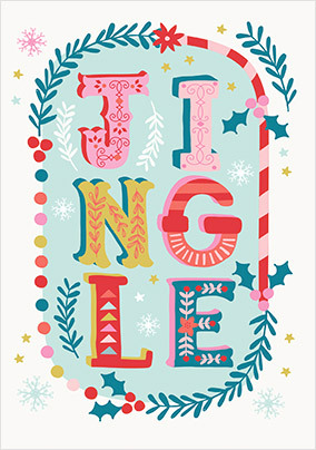 Jingle Christmas Card