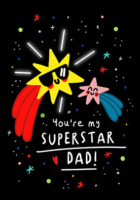 My Superstar Dad Birthday Card