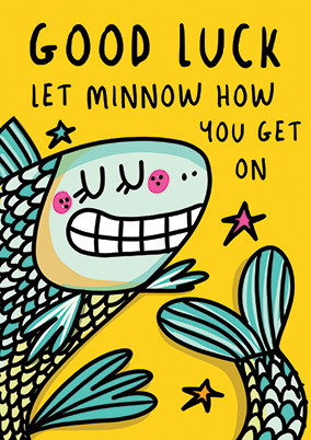 Let Minnow God Luck Card