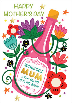 Fine Blend Mothers Day Card