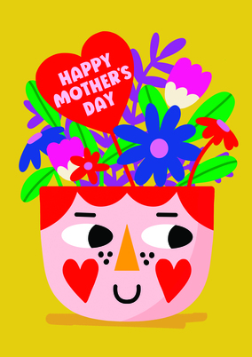 Mother's Day Plant Pot Card