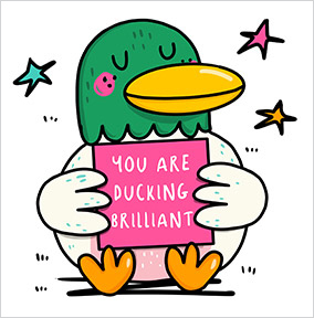 Ducking Brilliant Thinking of You Card