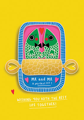 Mr & Mr Best Life Wedding Card