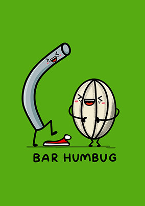 Bar-Humbug Christmas Card