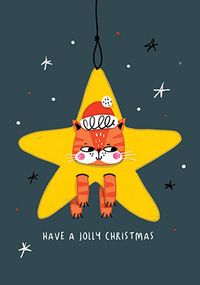 Tap to view Jolly Christmas Cat Card