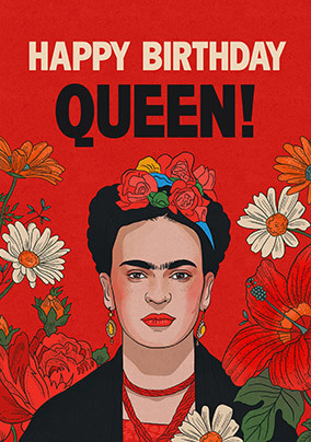 Birthday Queen Spoof Birthday Card