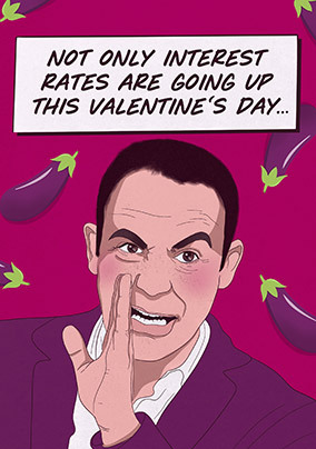 Interest Rates Spoof Valentine's Day Card