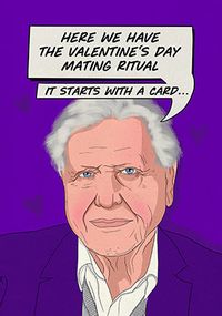 Mating Ritual Spoof Valentine's Day Card