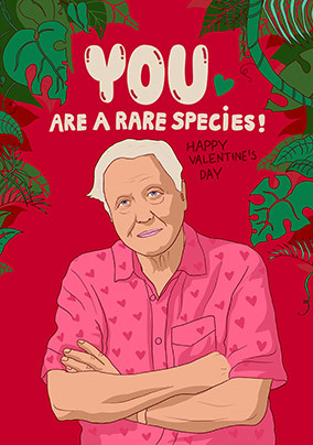 Rare Species Spoof Valentine's Day Card