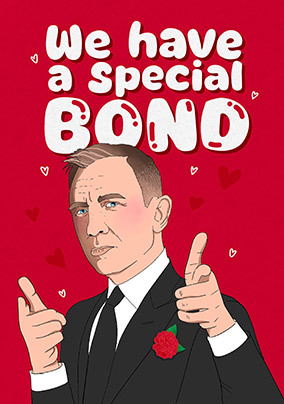 Special Bond Spoof Valentine's Day Card