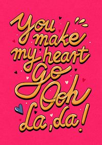 Tap to view Heart Go Ooh La La Valentine's Day