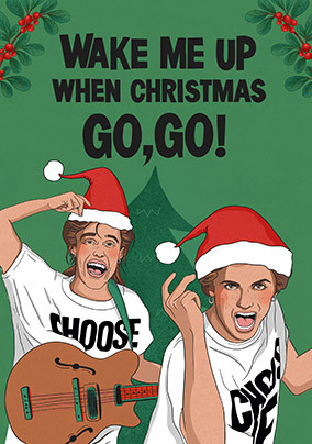 When Christmas Go Go Card