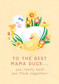 Tap to view Best Mama Duck Mother's Day Card