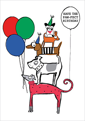 The Pawfect Birthday Card
