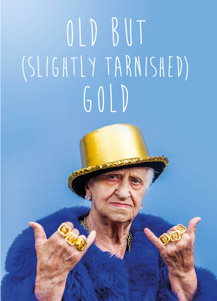 Old But Slightly Tarnished Birthday Card