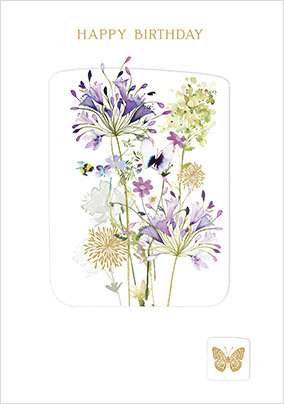 Meadow Flowers Birthday Card