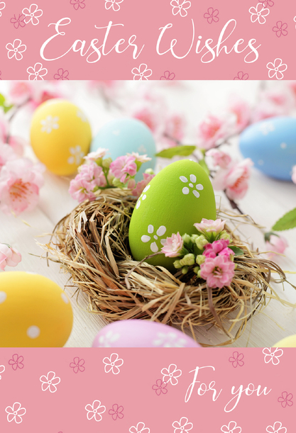 Easter Wishes for You Nest Card