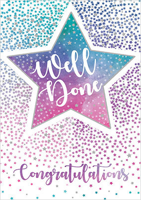 Star Well Done Card