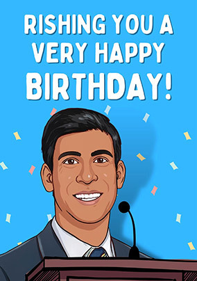 Rishing You Happy Birthday Card