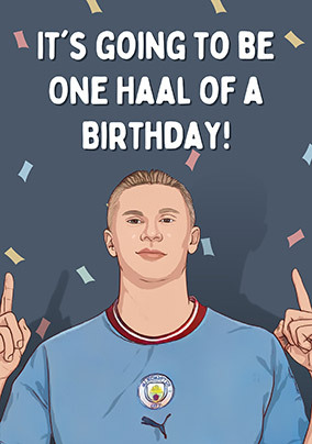 Of a Birthday Spoof Football Card