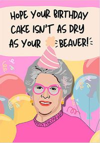 Dry Cake Funny Birthday Card