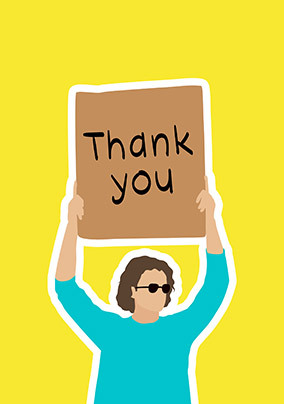 Thank You Sign Card