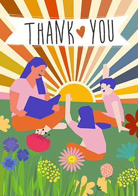 Thank You Learning Outdoors Card