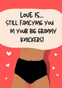 Tap to view Granny Knickers Valentine's Day Card