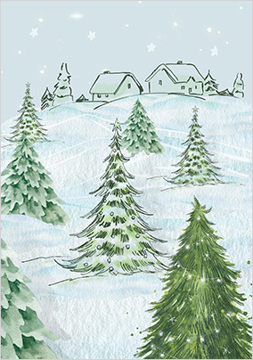 Christmas Trees Card