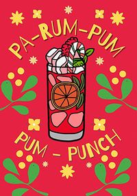 Tap to view Pa-Rum-Pum Punch Christmas Card