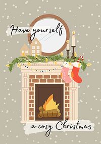 Tap to view A Cosy Christmas Fireplace Card