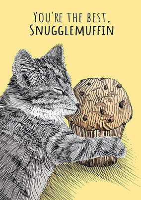 Snugglemuffin Anniversary Card