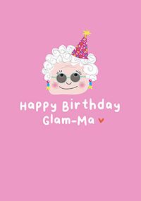 Glam-ma Birthday Card