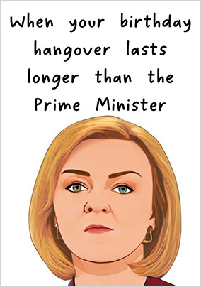 Your Birthday Hangover Birthday Card