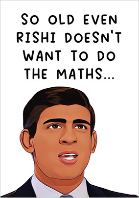 Political Joke Maths Birthday Card