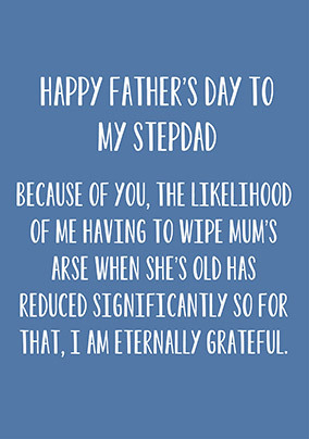 To My Stepdad Father's Day Card