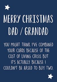 Tap to view Merry Christmas Dad and Grandad Card