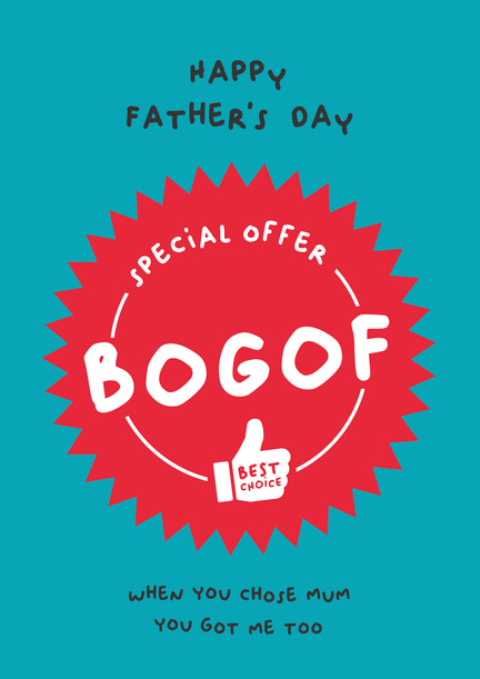 Special Offer Father's Day Spoof Card