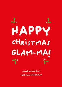 Tap to view Glam-ma Christmas Card