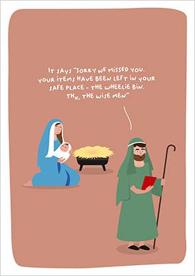 Gift from the Wise Men Christmas Card