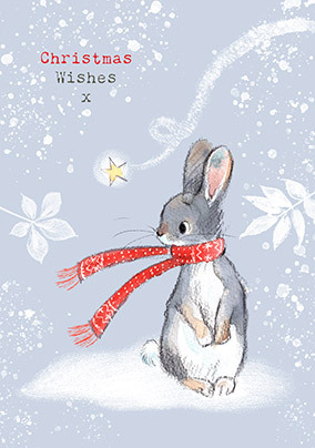 Christmas Wishes Cute Illustrated Christmas Card
