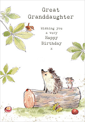 Great Granddaughter Birthday Card