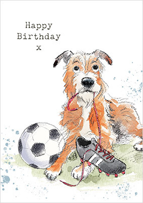 Puppy Dog Eyes Birthday Card
