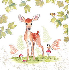 Deer Open Card