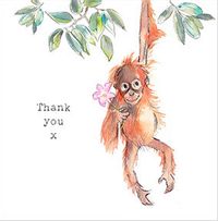 Tap to view Thank You Baby Orangutan Card