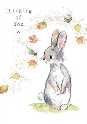 Thinking of You Autumnal Card
