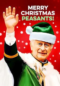 Peasants Spoof Christmas Card