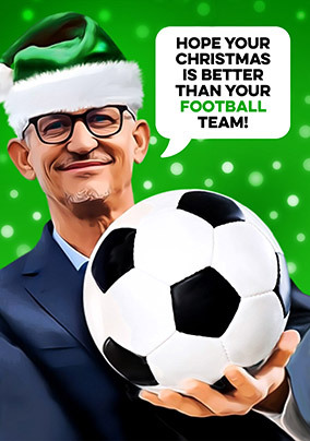 Better than Your Team Spoof Christmas Card