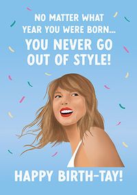 Out of Style Birthday Card